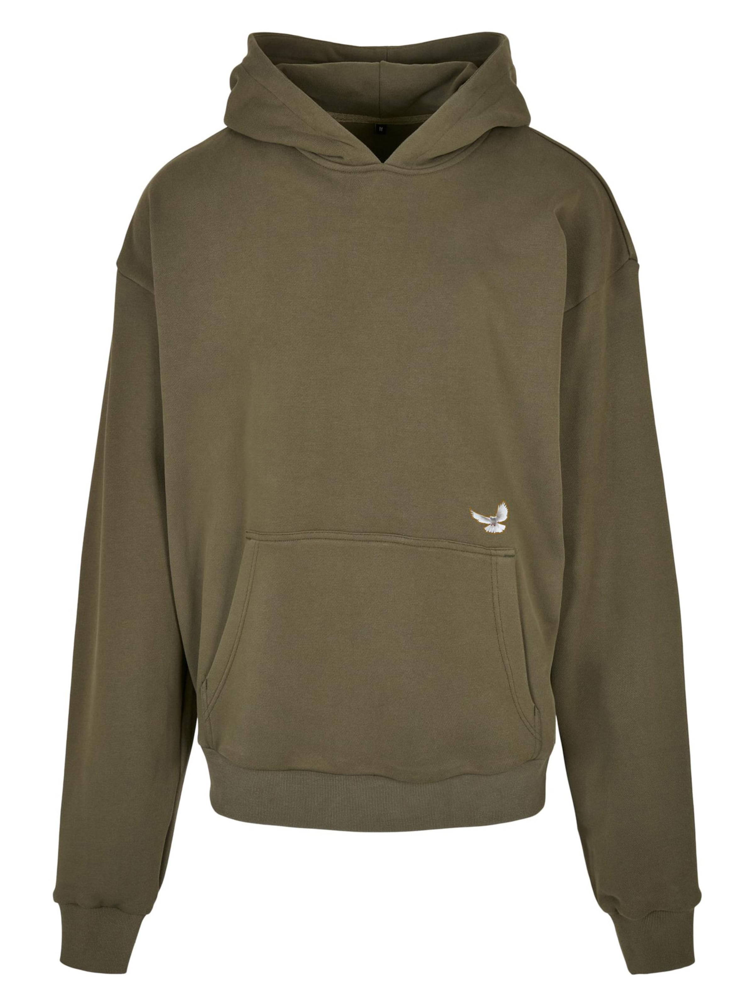 Sweat-shirt MT Upscale en vert : devant
