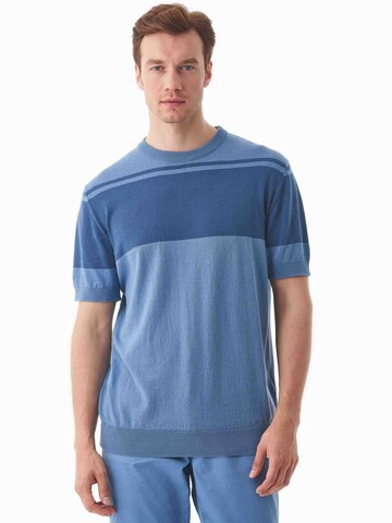Organication Shirts in Blau: Vorderseite