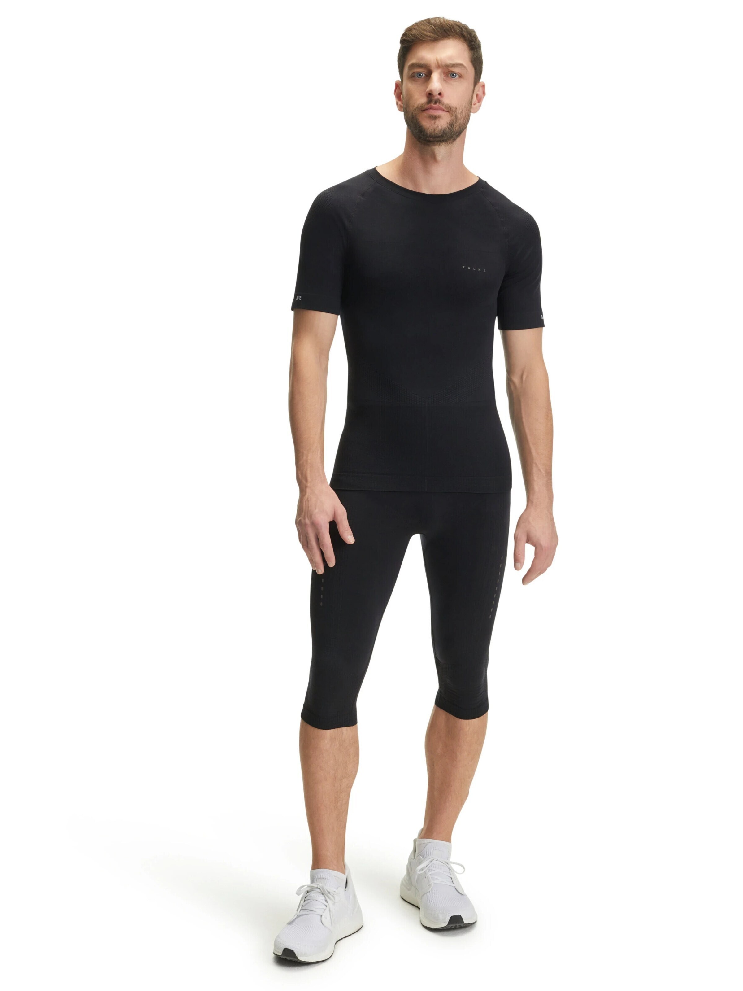FALKE Skinny Sporthose 'Impulse Running' in Schwarz