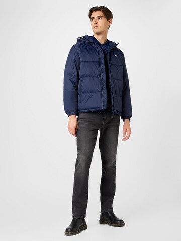 Tommy Jeans Winterjas in Blauw