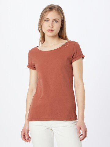 Ragwear Shirt 'FLORAH' in Brown: front