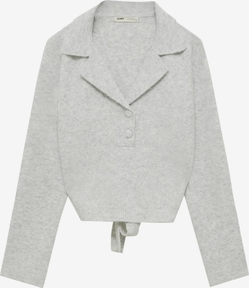 Pull&Bear Sweater in Grey: front