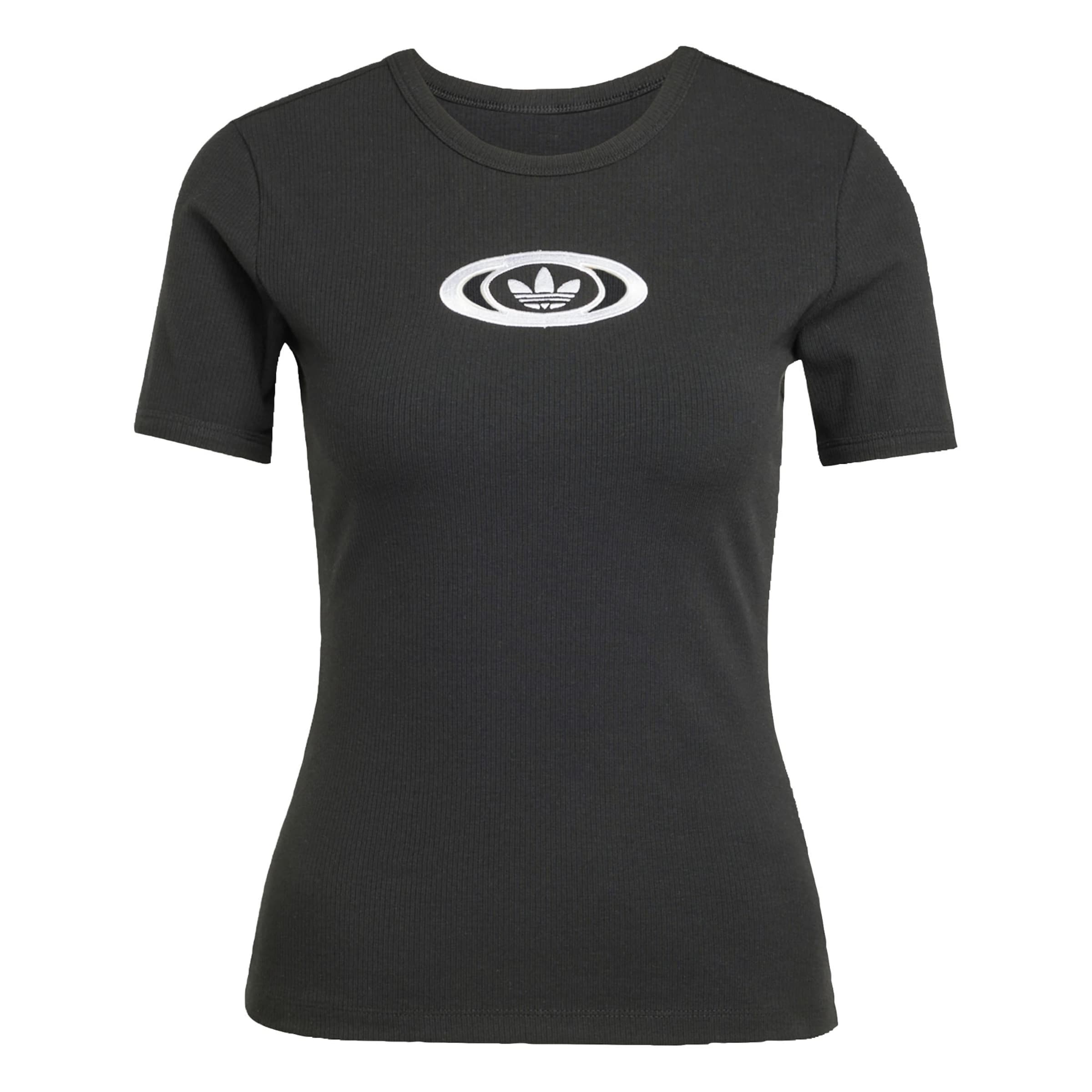 ADIDAS ORIGINALS Shirt 'Campus 2000' in Zwart: voorkant