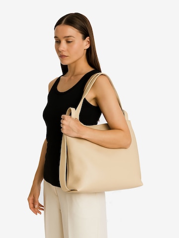 Sac à dos Gave Lux en beige : devant