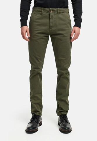 Regular Pantalon chino 'Nolan' JEFF en vert : devant