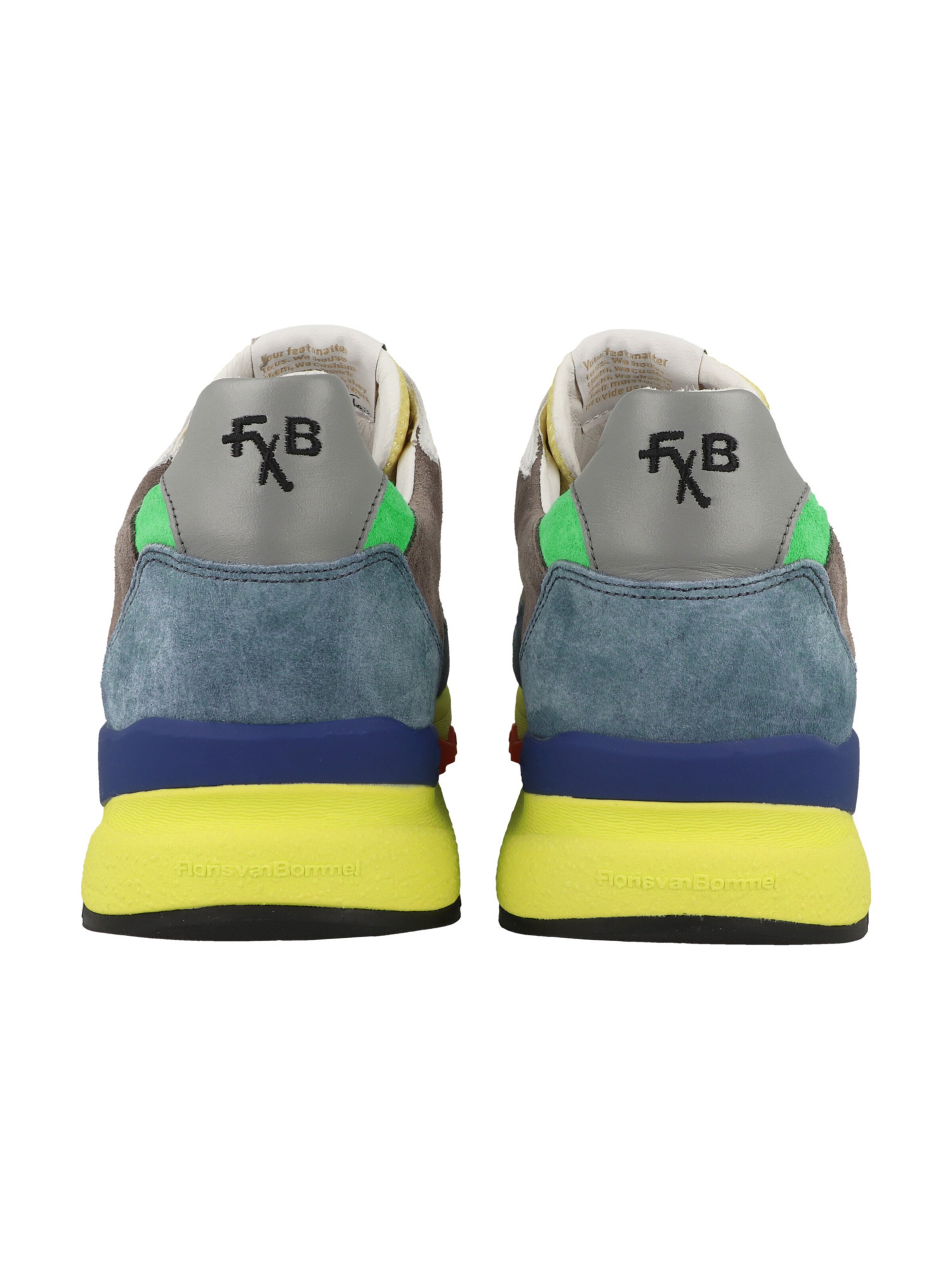 Floris van Bommel Platform trainers 'De Treener 01' in Green