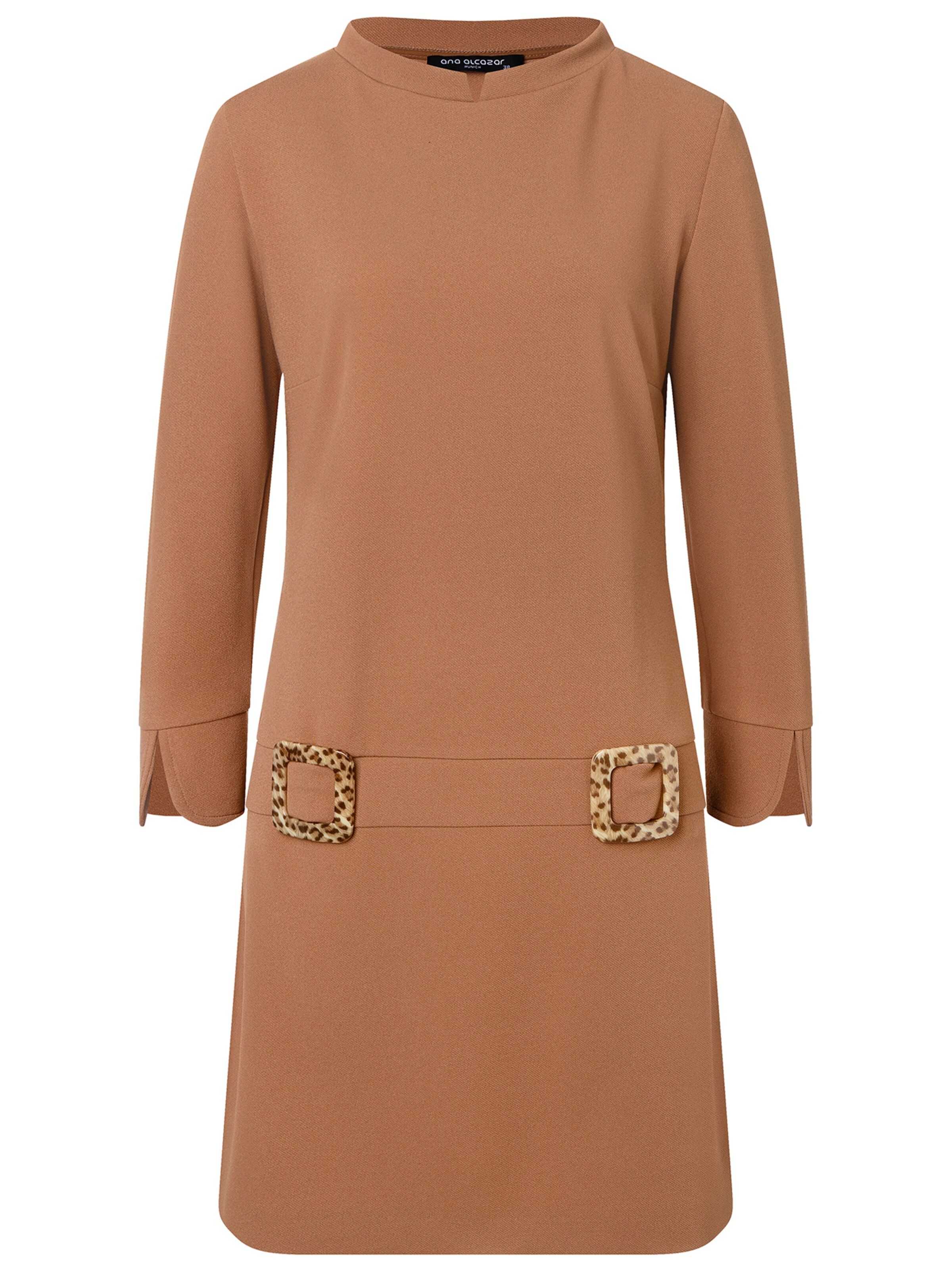 Ana Alcazar Dress 'Sidesa' in Brown: front