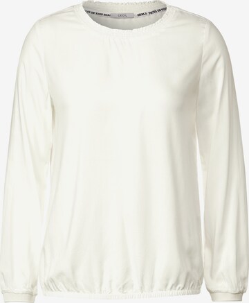 CECIL Sweatshirt in White: front