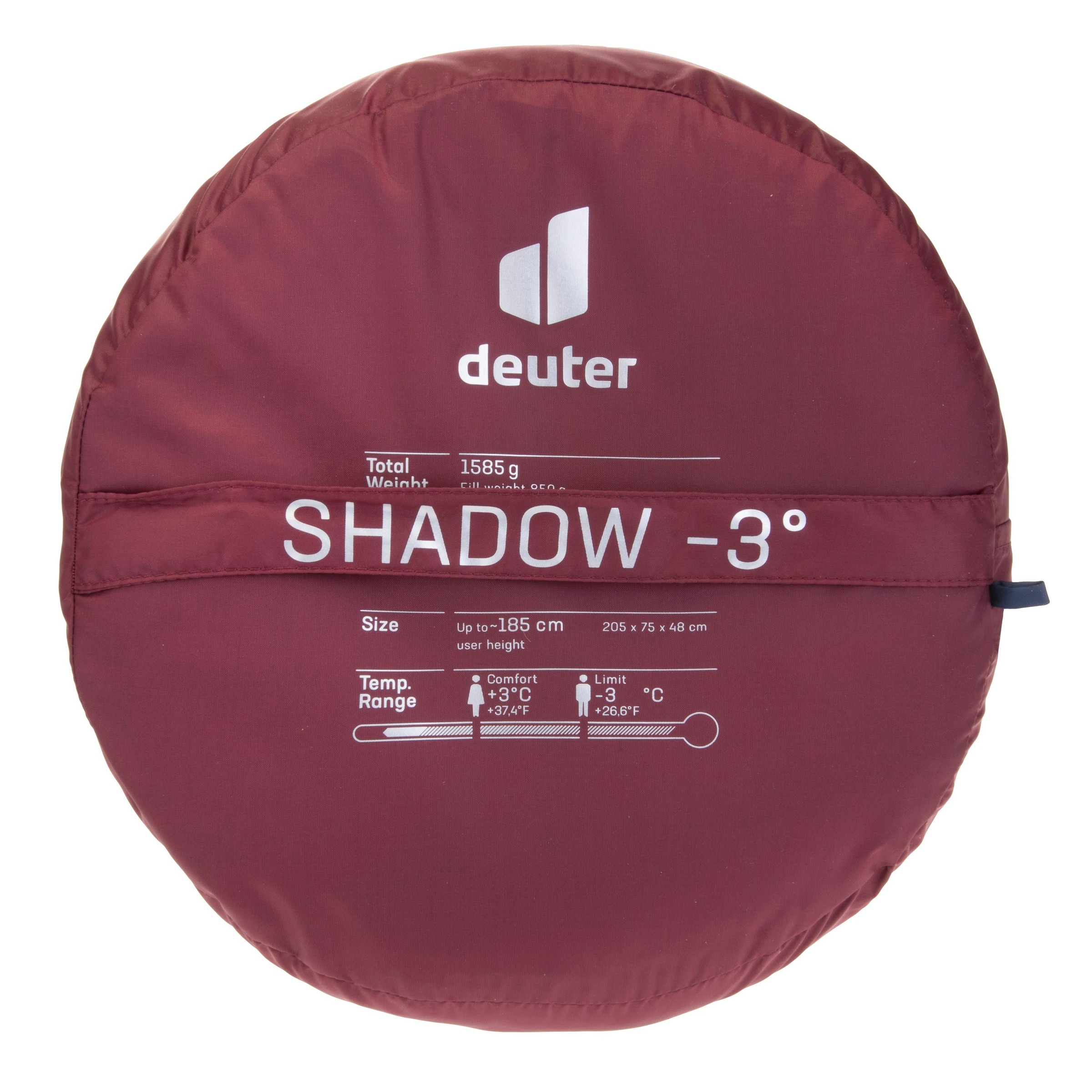 DEUTER Schlafsack 'Shadow -3' in Rot