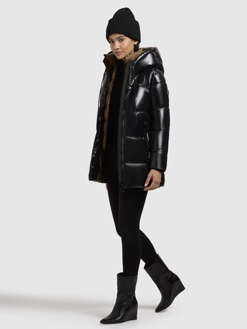 Manteau d’hiver 'Grana-YM' khujo en noir