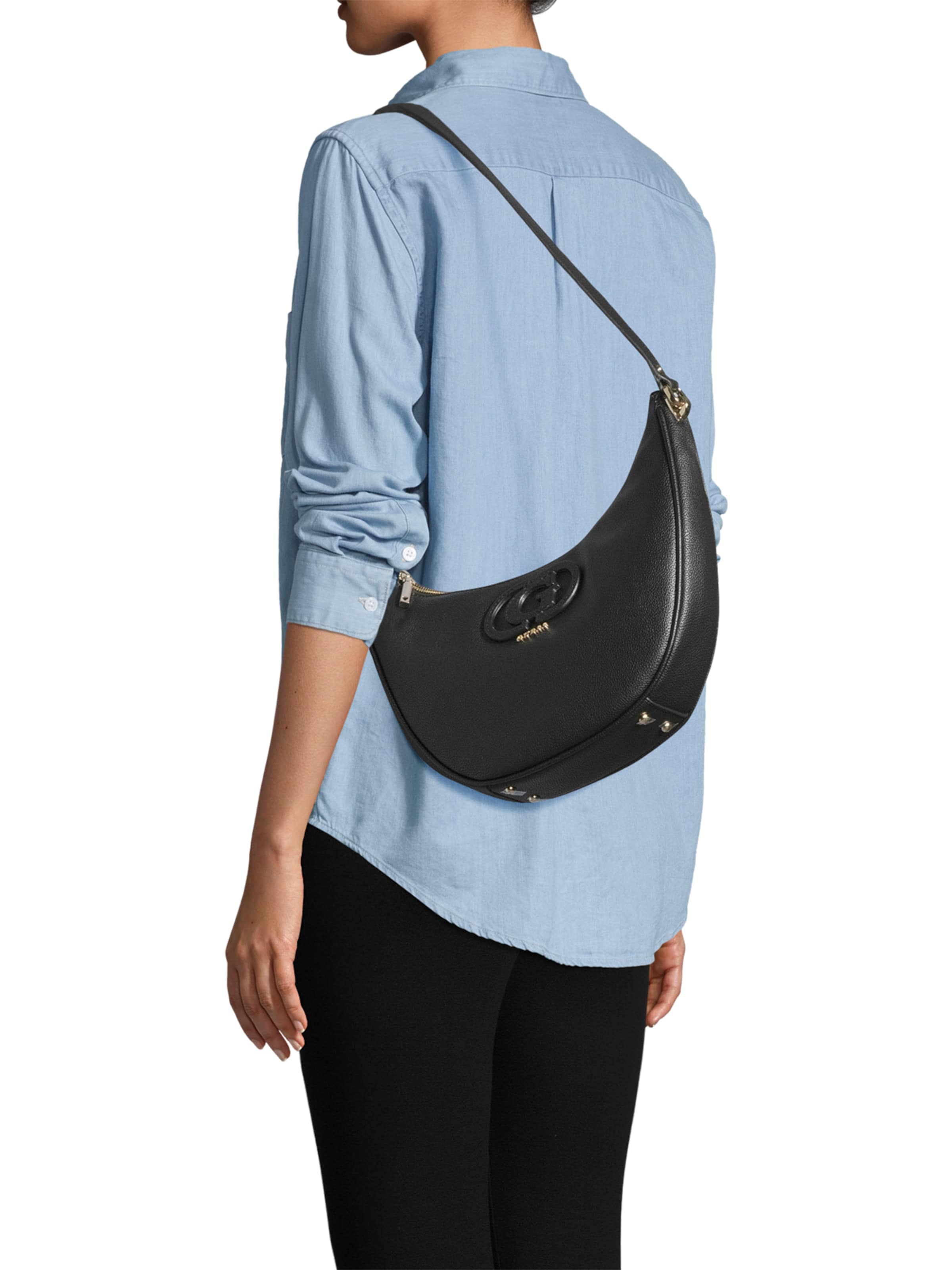 Geantă de umăr 'CALEBRA HOBO SHOULDER BAG' de la GUESS pe negru