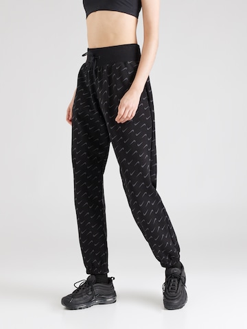 Nike Sportswear Zúžený Kalhoty 'PHOENIX FLEECE' – černá: přední strana
