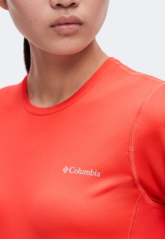 Maglia funzionale 'Zero Rules' di COLUMBIA in rosso