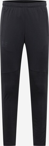 Skinny Pantalon de sport UNDER ARMOUR en noir : devant