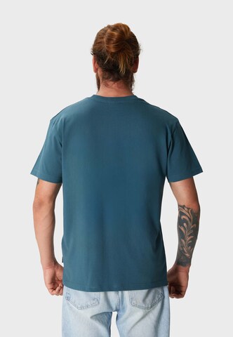 T-Shirt 'Asian Fuji Wave Graphic' Oldskull en vert