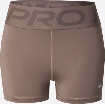 brūns NIKE Sporta bikses: no priekšpuses