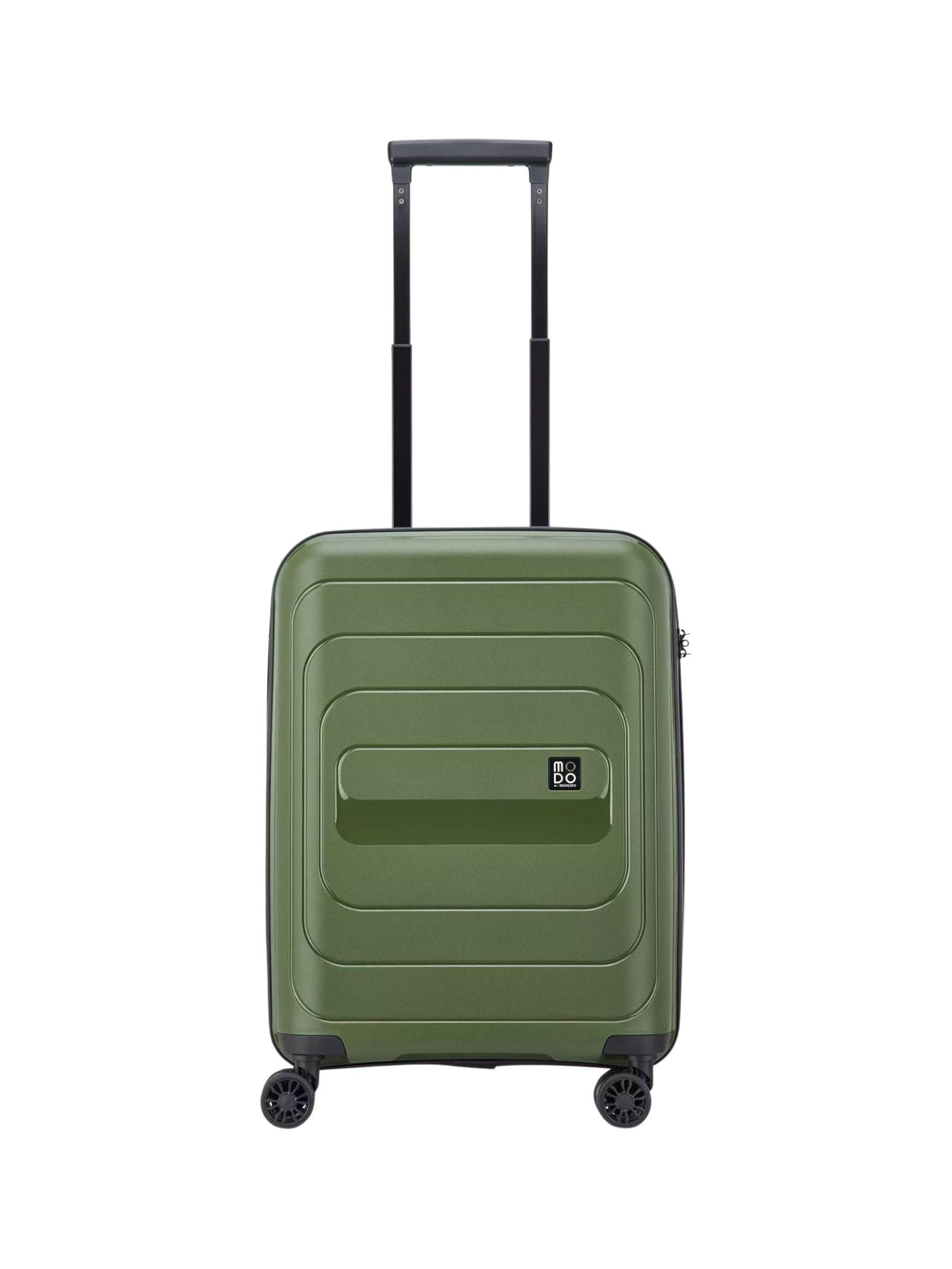 MODO by Roncato Wózek 'RONCATO TROLLEY CABINA 4R 55/20CM NOXA Valigie e Trolley' w kolorze zielony: przód