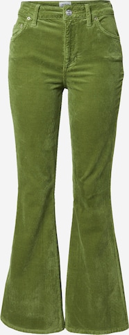 BDG Urban Outfitters - Acampanado Pantalón en verde: frente