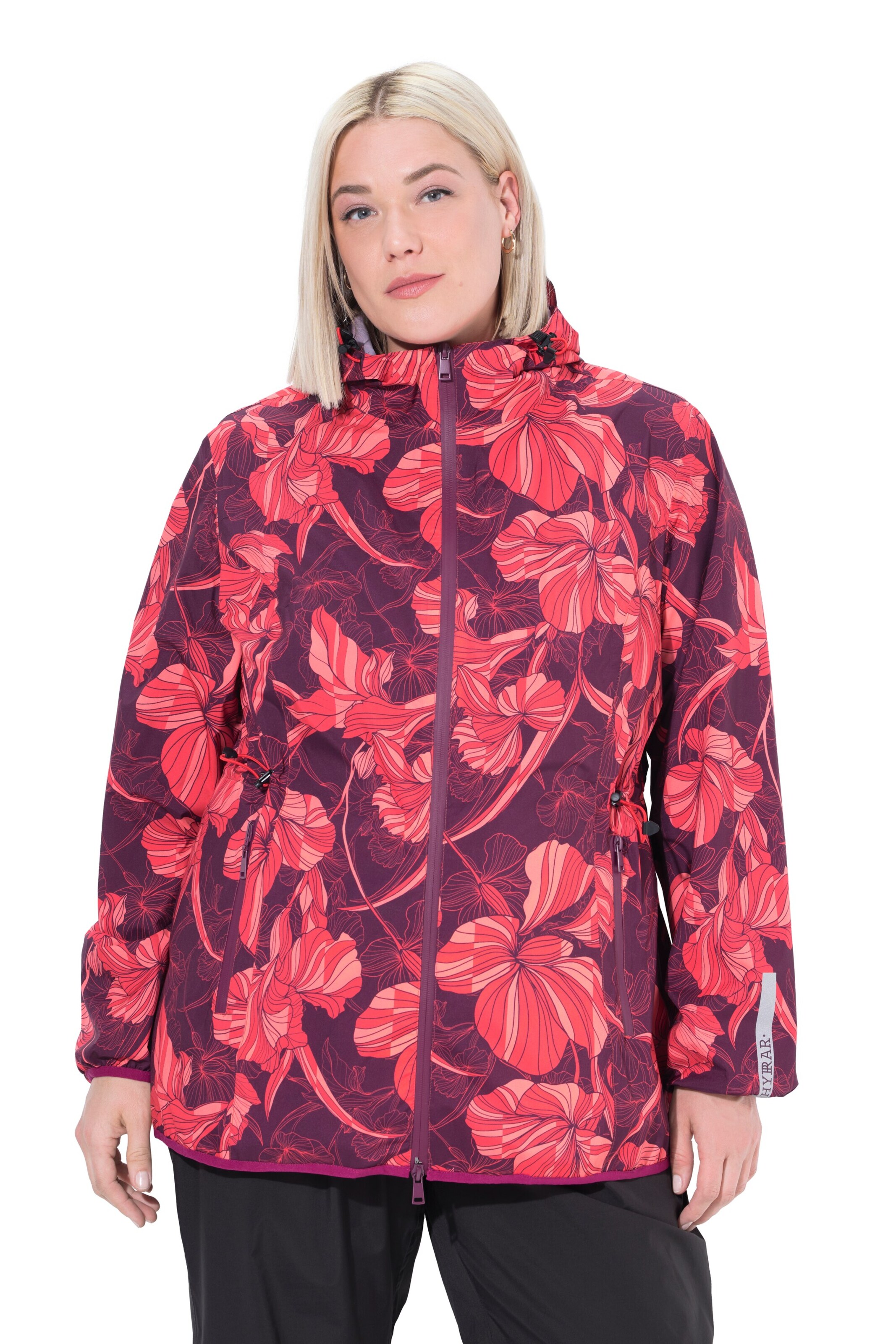 Ulla Popken Übergangsjacke in Rot: Vorderseite