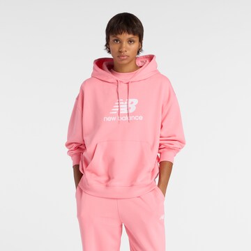 new balance Sweatshirt 'Essentials' in Pink: front