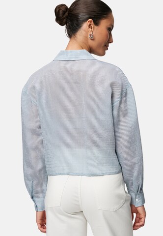 zero Bluse in Blau