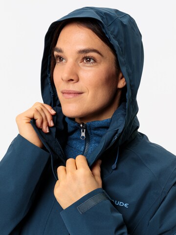 VAUDE Functionele jas ' Rosemoor 3in1 II ' in Blauw