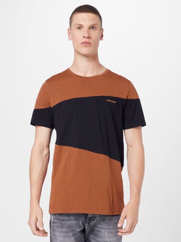 Ragwear T-Shirt 'COLIO' in Braun: predná strana