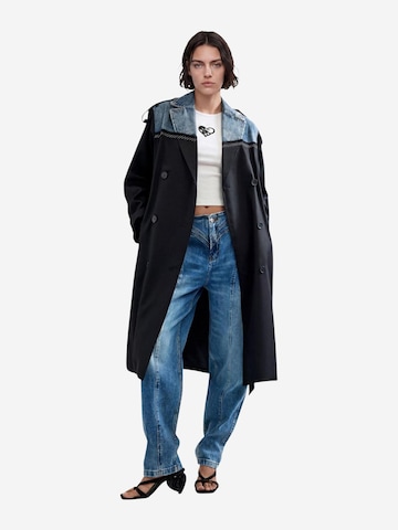 Desigual Tussenmantel 'HYBRIDTRENCH' in Zwart