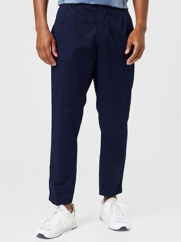 Pantalon chino UNITED COLORS OF BENETTON en bleu : devant