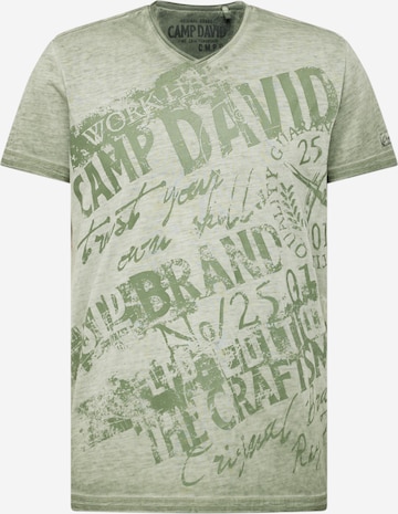 CAMP DAVID חולצות בירוק: מלפנים