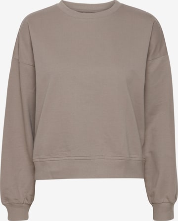 ICHI Sweatshirt 'IHVEA' in Bruin: voorkant