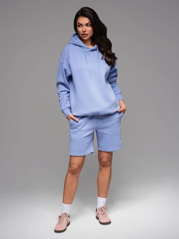 Ombre Sweatshirt 'OU-SNBC-0105' in Lila