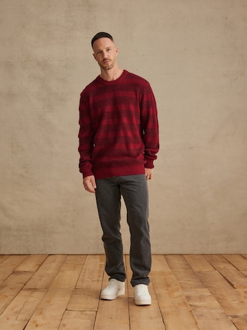 DAN FOX APPAREL Trui 'Joost' in Rood