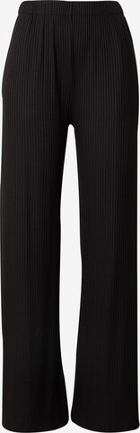 JAN 'N JUNE Wide leg Pants in Black: front