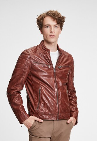Gipsy by Mauritius Jacke 'Derry' in Braun: Vorderseite