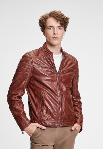 Gipsy Between-Season Jacket 'Derry' in Brown: front