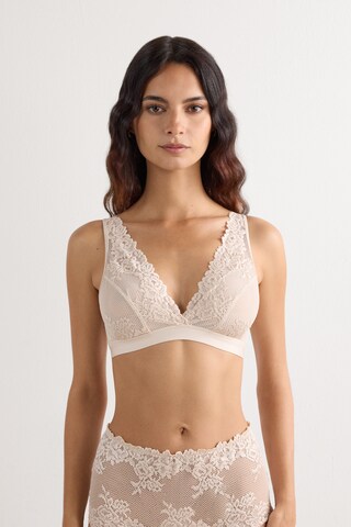 INTIMISSIMI Triangle Bra in Beige: front