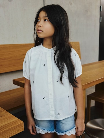 Camicia da donna di NAME IT in bianco: frontale