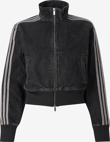 ADIDAS ORIGINALSPrijelazna jakna 'FB' - crna boja: prednji dio