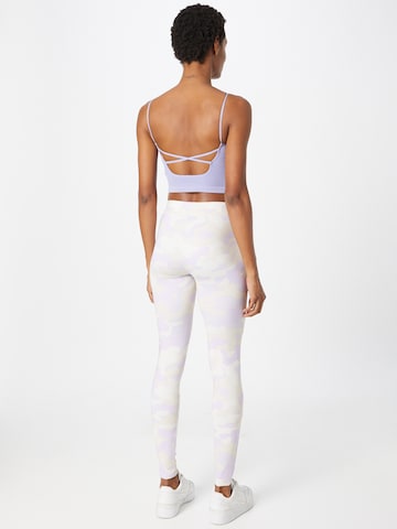 Urban Classics Skinny Leggings i lila