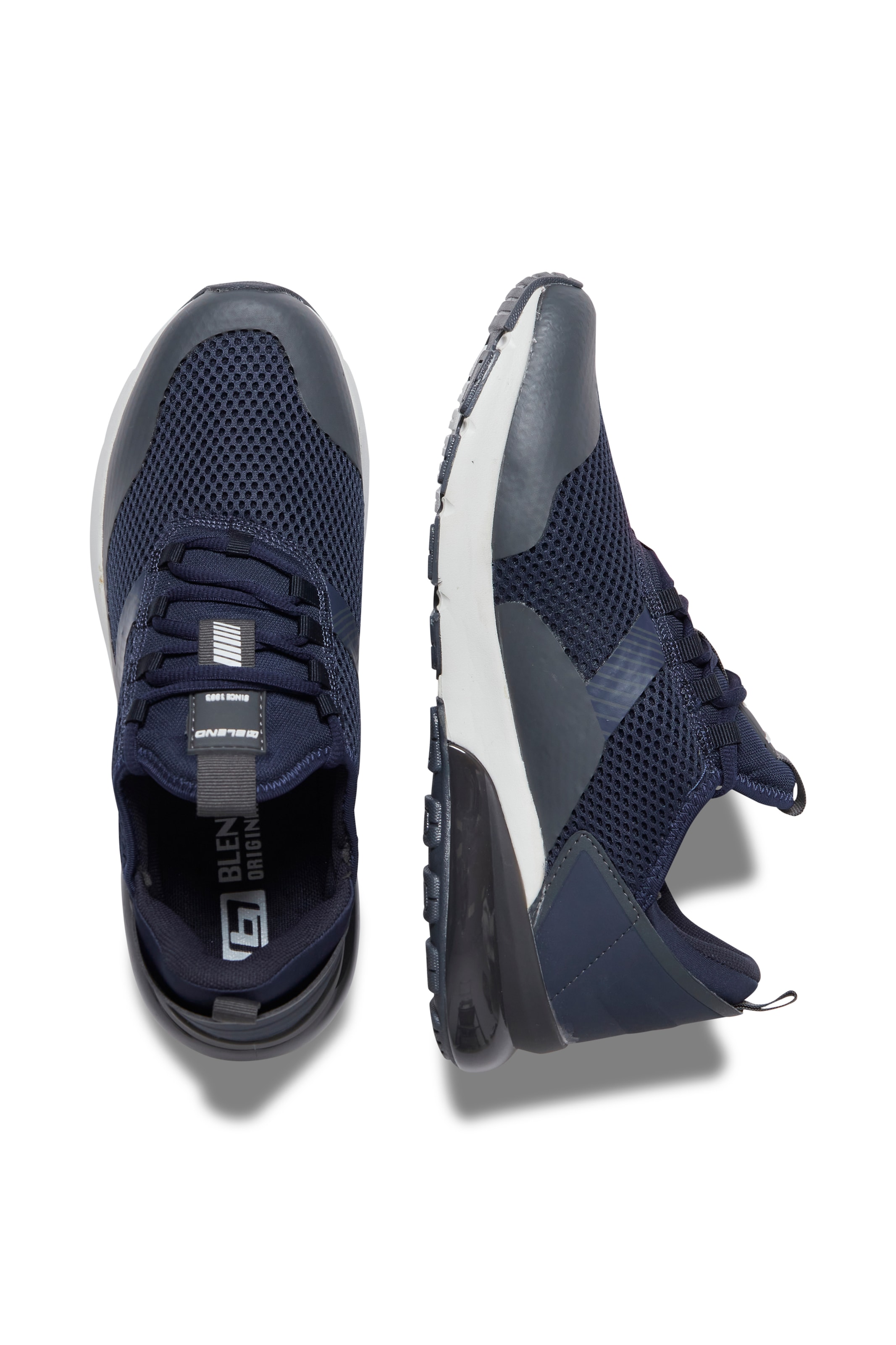 BLEND Platform trainers in Blue