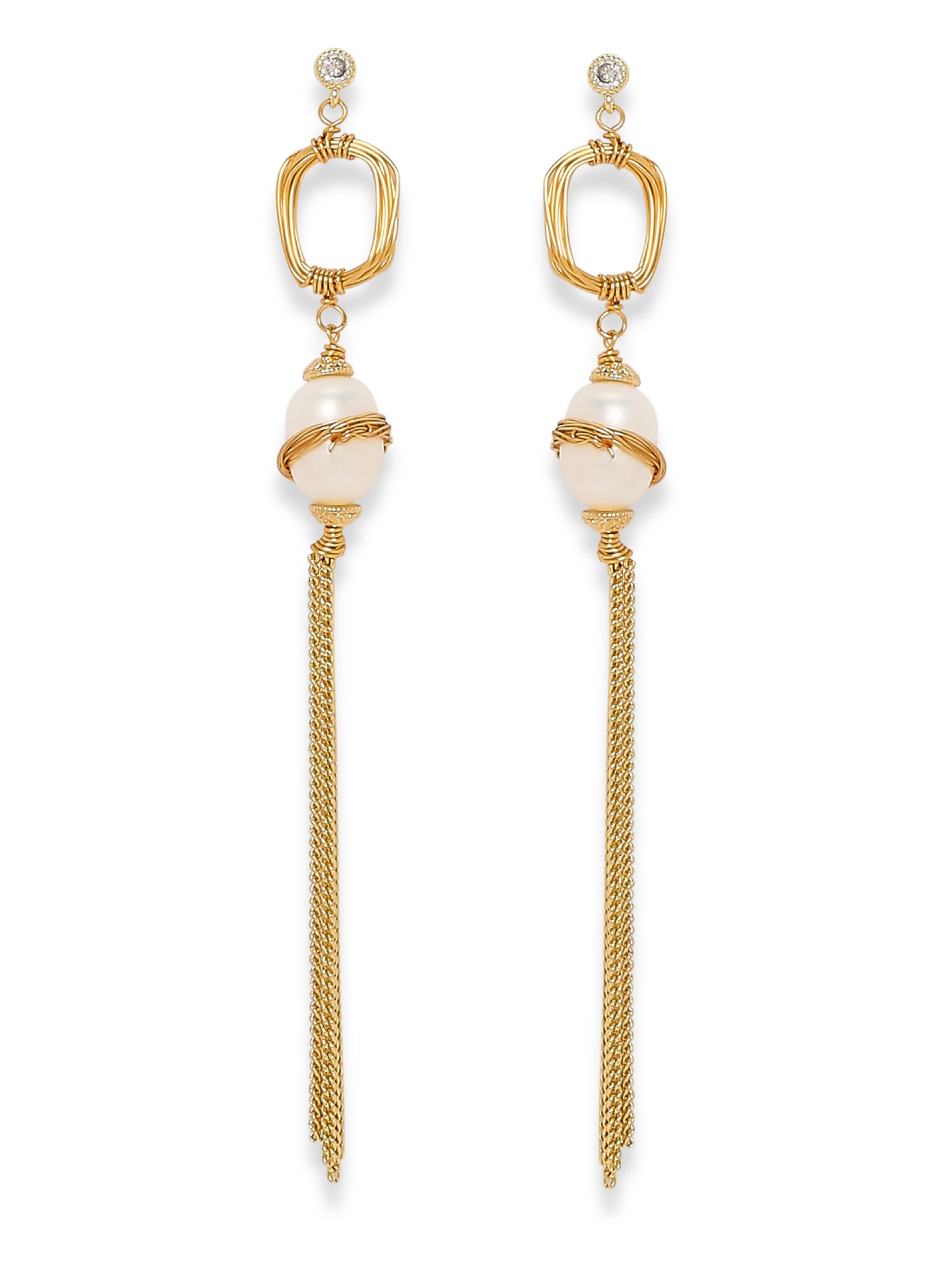 MISH Ohrringe 'Fiza' in Gold: Vorderseite