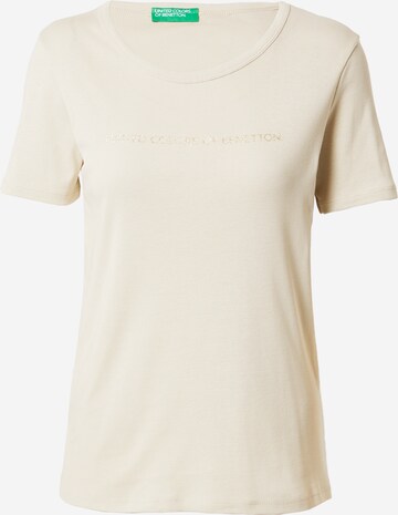 UNITED COLORS OF BENETTON T-Shirt in Beige: predná strana