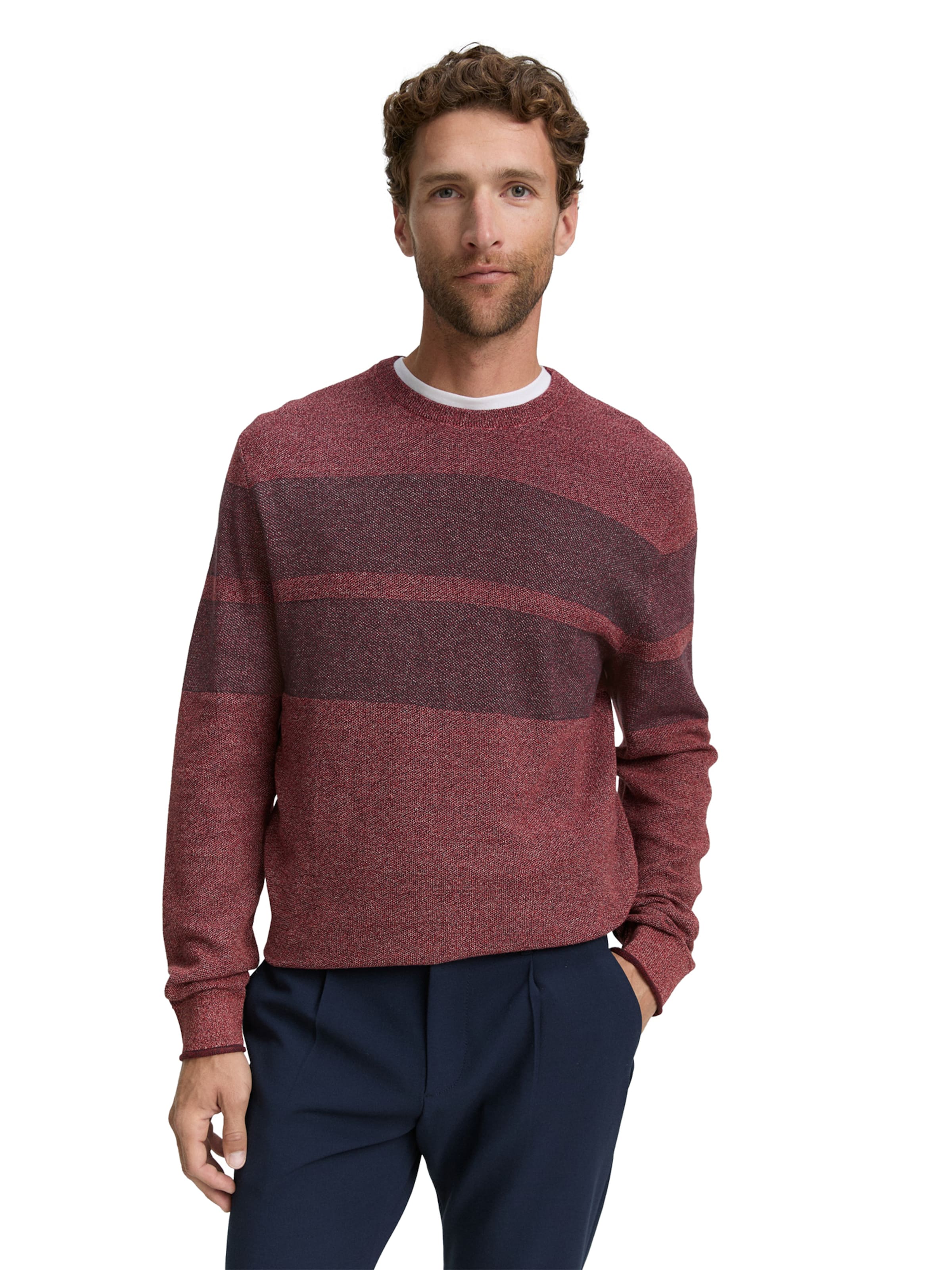 TOM TAILOR Sweater in Red: front