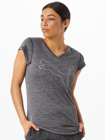 T-shirt fonctionnel PUMA en gris : devant