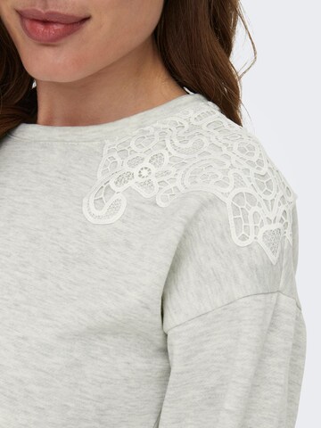 Sweat-shirt 'GINA' ONLY en gris