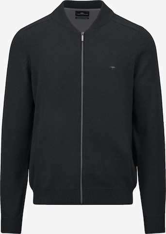 FYNCH-HATTON Gebreid vest in Zwart: voorkant