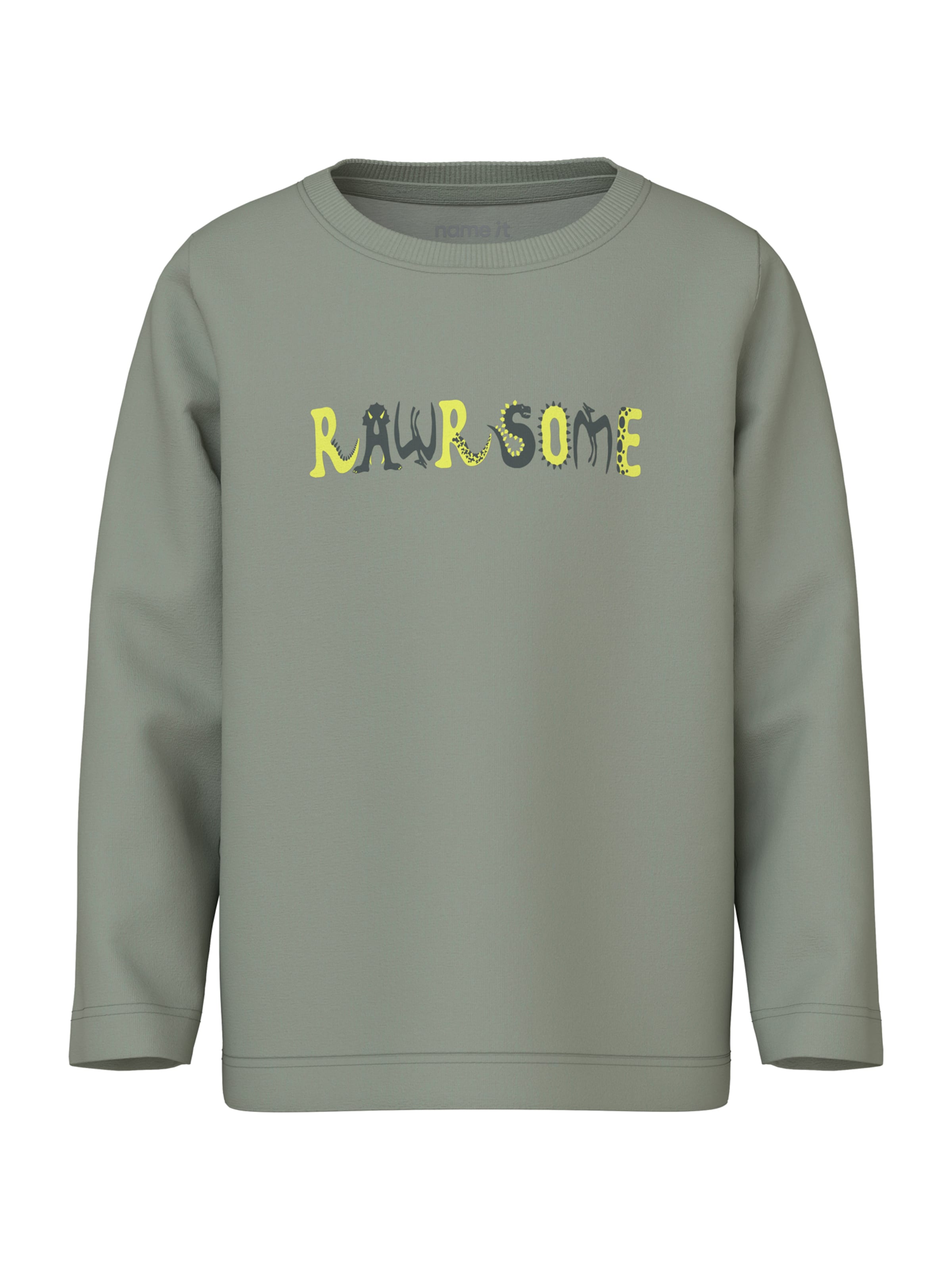 NAME IT Shirt 'NMMVUX' in Grey: front