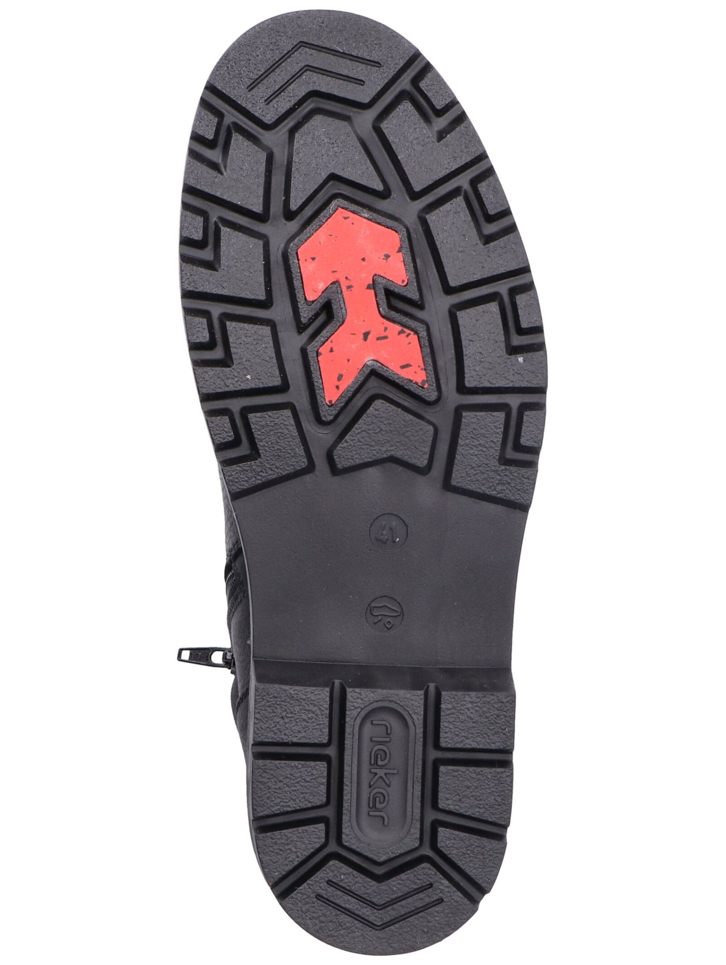 Rieker - Botas com atacadores em preto