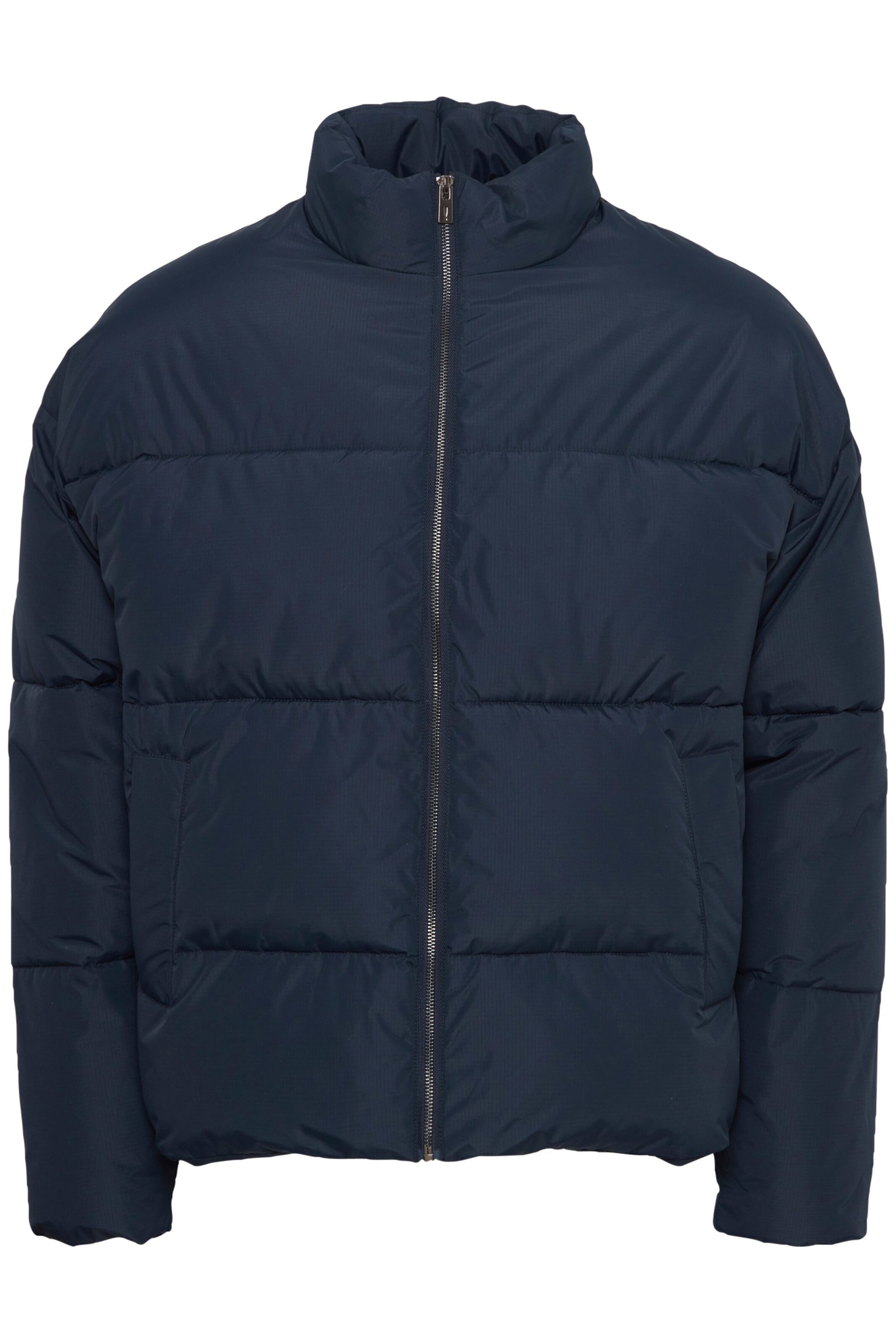 !Solid Winter jacket 'Leon' in Blue: front